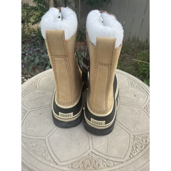 Sorel Mens Caribou Waterproof Buff Boot Leather 12 M Hunting Work Snow NWT - Picture 3 of 8